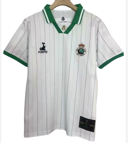 2025-26 Mens Racing de Santander  white 112th anniversary Soccer Jersey