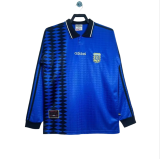 1994 Argentina Away Long Sleeve Retro Soccer Jersey