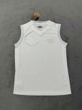2025-26 Mens Santos FC home white Training vest  Soccer Jersey