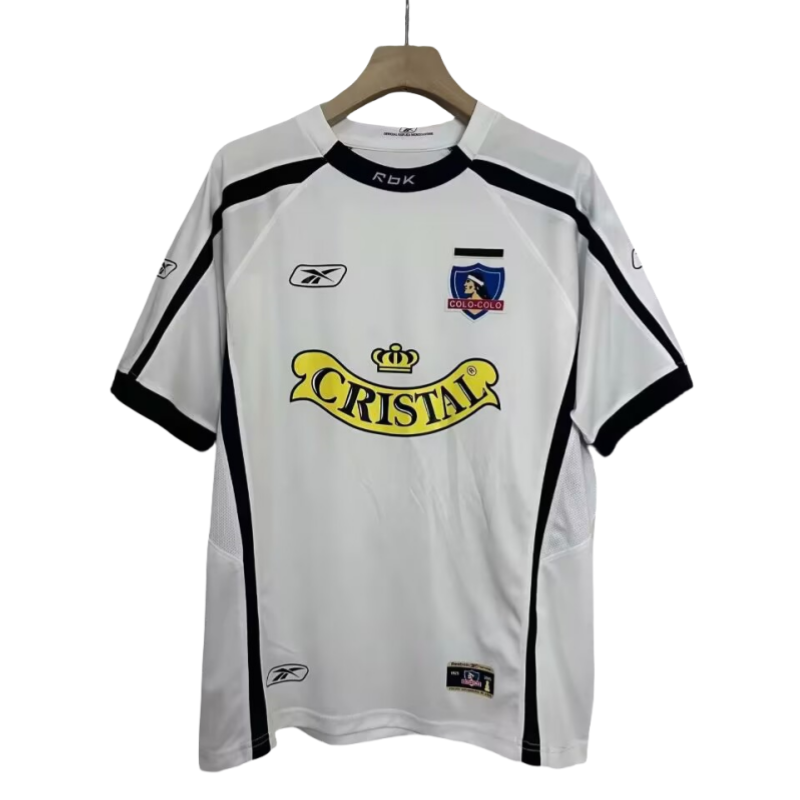 2005 Mens Colo-Colo Home white Soccer Jersey