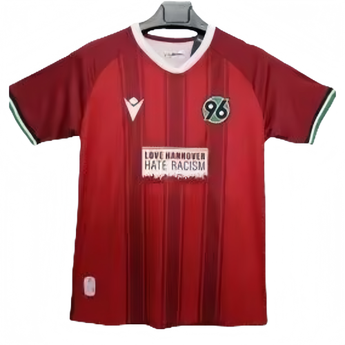 2025-26 Mens Hannover 96 red Special Edition soccer jersey