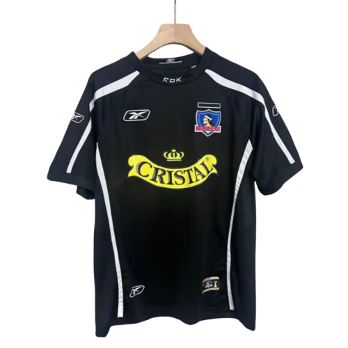 2005 Mens Colo-Colo away black  Soccer Jersey