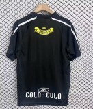 2005 Mens Colo-Colo away black  Soccer Jersey
