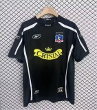 2005 Mens Colo-Colo away black  Soccer Jersey