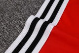 2025-26 Mens Flamengo red  Half Pull Retro version Training suit