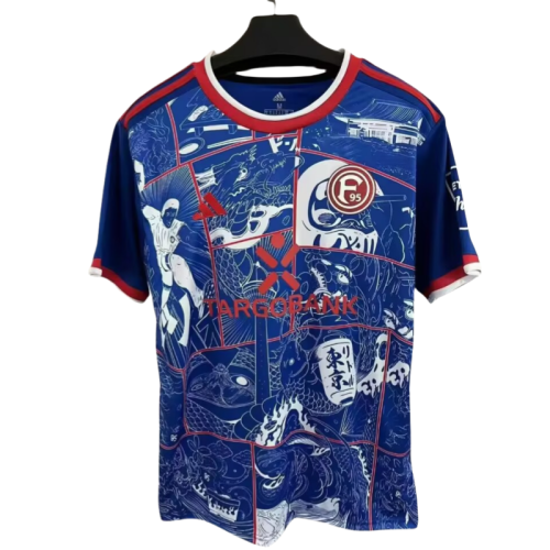 2025-26 Mens Düsseldorf Special Edition blue  soccer jersey