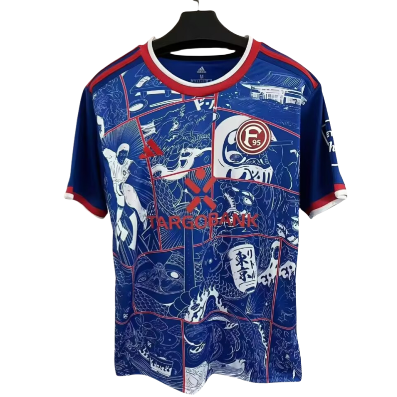 2025-26 Mens Düsseldorf Special Edition blue  soccer jersey