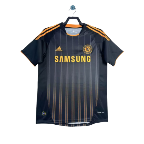 2010-11  Mens Chelsea black   Retro Home soccer Jersey