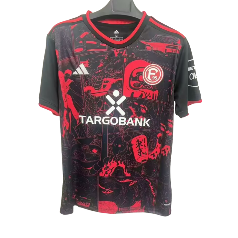 2025-26 Mens Düsseldorf Special Edition black soccer jersey 
