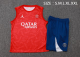 2024/25 Mens PSG x Jordan Vest Short traning suit