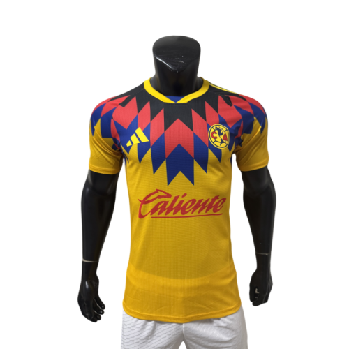 2025-26 Mens  Club America yellow Player Version Soccer Jersey
