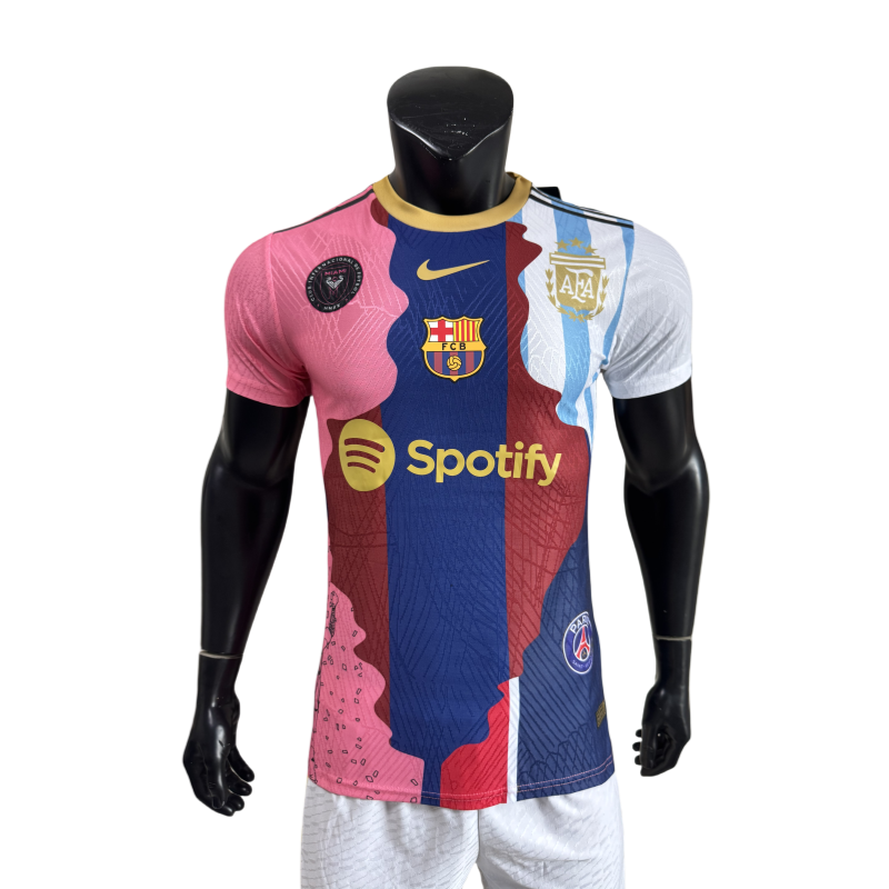 2025-26 Mens Barcelona Player Messi commemorative edition  soccer Jersey