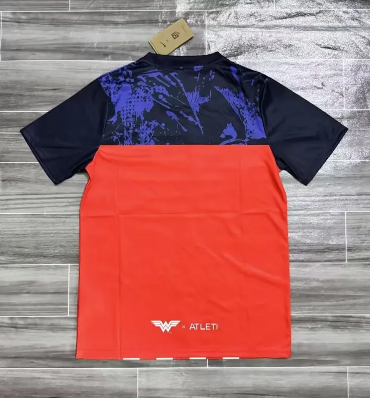 2025-26 Mens Atletico Madrid White Red soccer jersey