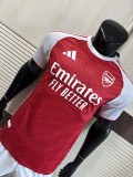 2025-26 Mens Arsenal red home  Player Version Soccer  Jersey