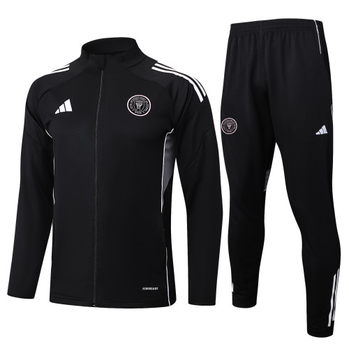 2025-26 Mens  Inter Miami Black Jacket Training Suit