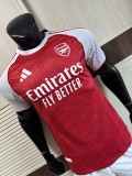 2025-26 Mens Arsenal red home  Player Version Soccer  Jersey