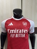 2025-26 Mens Arsenal red home  Player Version Soccer  Jersey
