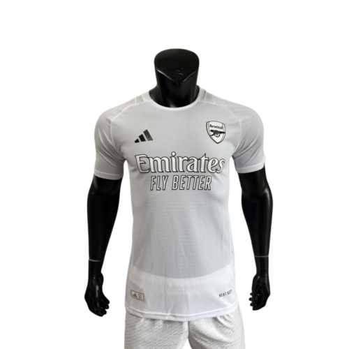 2025/26 Mens Arsenal  Player version white  soccer Jersey