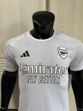 2025/26 Mens Arsenal  Player version white  soccer Jersey