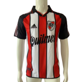 2001 Mens River Plate  away  Retro Soccer Jersey