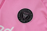 2025-26 Mens  Inter Miami pink Half-pull  Training Suit