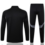 2025-26 Mens  Inter Miami Black Half-pull  Training Suit