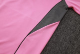 2025-26 Mens  Inter Miami pink Half-pull  Training Suit
