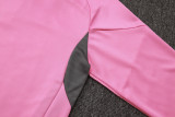 2025-26 Mens  Inter Miami pink Half-pull  Training Suit
