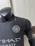 2025/26 Mens Manchester City black Player version away  soccer Jersey