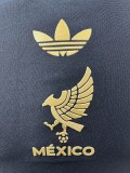 2025-26 Mens Mexico black Player Long Sleeve Soccer Jersey