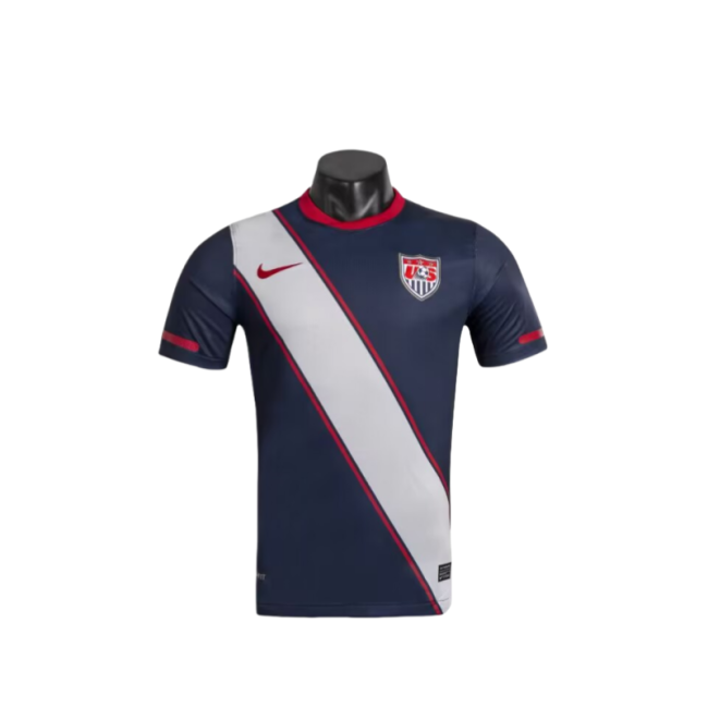 2002 Mens Retro USA United States  blue soccer Jersey
