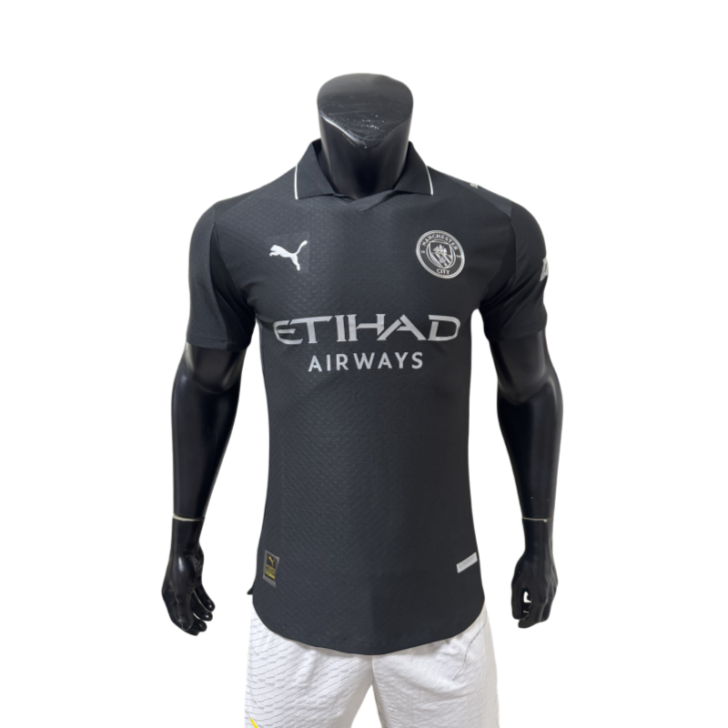 2025/26 Mens Manchester City black Player version away  soccer Jersey