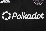 2025-26 Mens  Inter Miami Black Half-pull  Training Suit