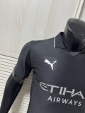 2025/26 Mens Manchester City black Player version away  soccer Jersey