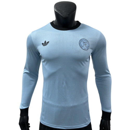 2025-26 Mens Germany  Player 125th Anniversary blue  Long Sleeve Soccer Jersey