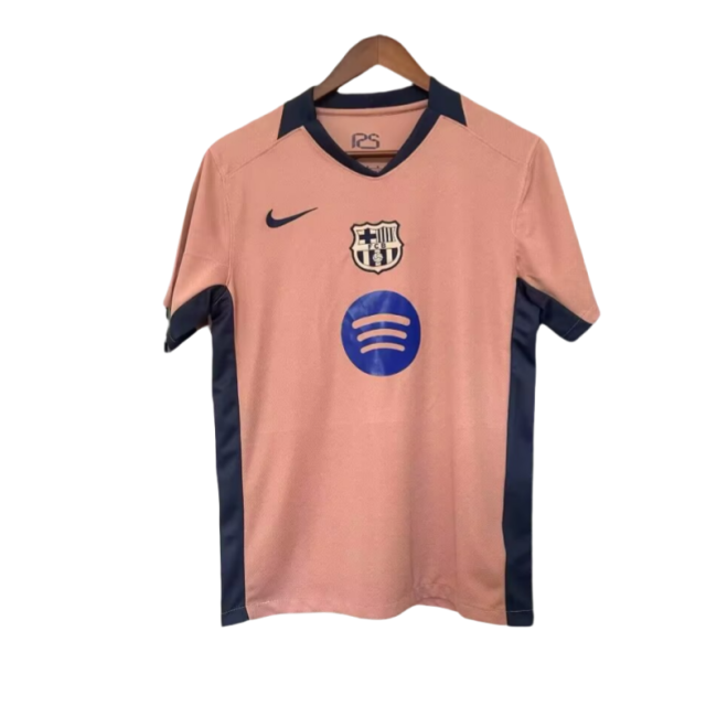 2025-26 Mens Barcelona orange Third away  soccer Jersey