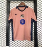 2025-26 Mens Barcelona orange Third away  soccer Jersey