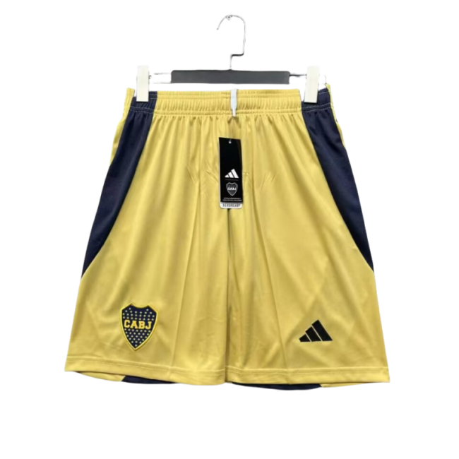 2025-26 Mens Boca Juniors yellow  Third away  Shorts