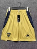 2025-26 Mens Boca Juniors yellow  Third away  Shorts