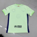 2025-26 Mens Barcelona Special Edition  Green  soccer Jersey