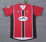 2001-02 Mens Mallorca home red  Retro soccer jersey