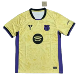 2025-26 Mens Barcelona away yellow soccer Jersey