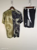 2025-26 Mens  Real Madrid  Double Dragon Pattern  Training Short Suit