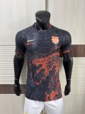 2025-26 Mens Barcelona black  Player version  Year of the Snake Special Edition soccer jersey