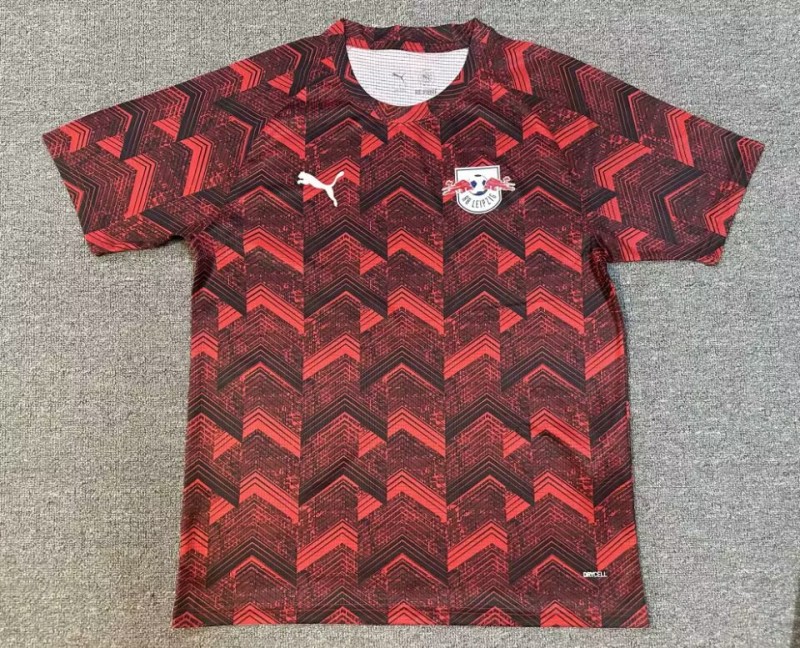 2025-26 Mens Leipzig Red Bull  red soccer jersey