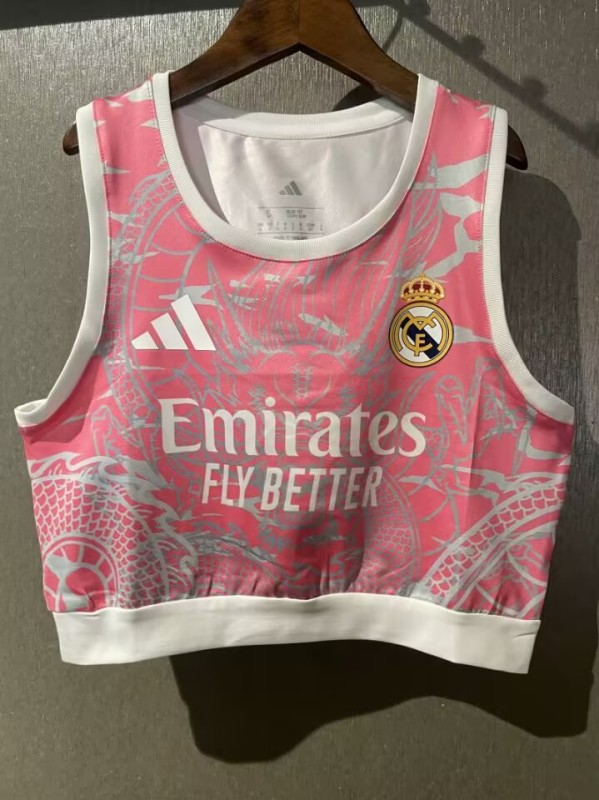 2025-26 Women  Real Madrid  Vest yoga suit