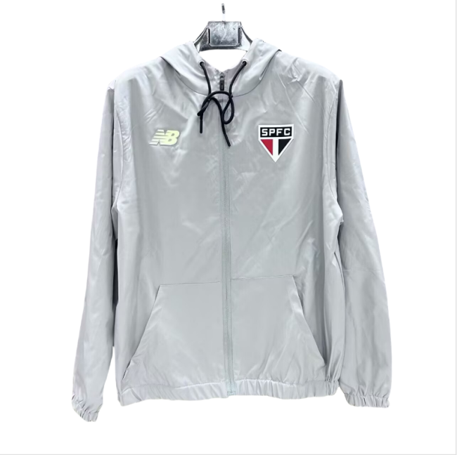 2025-26 Mens cheap  Sao Paulo grey  windbreaker