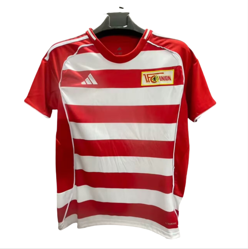 2025-26Mens Berlin Union home red  Soccer Jersey