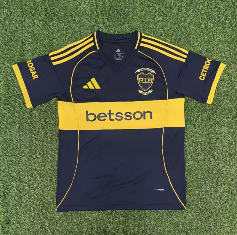 2025-26 Boca Juniors Home Fans Soccer Jersey