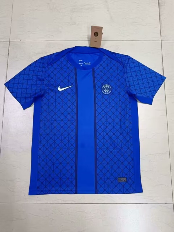2025-26 Mens PSG  blue Soccer Jersey